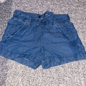 Tie front shorts from Loft